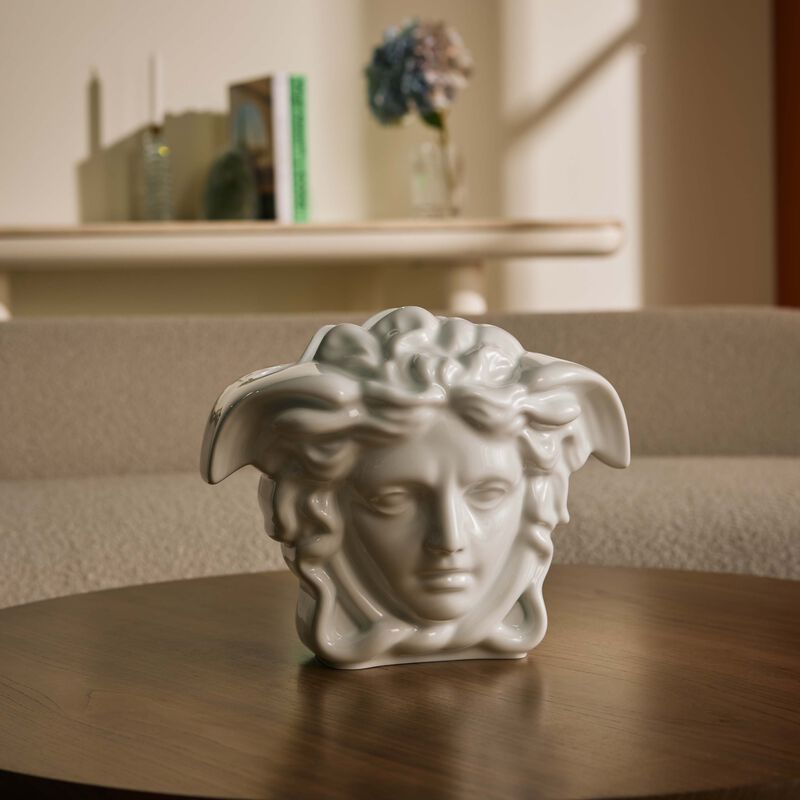 Versace Medusa Grande White Vase 30cm