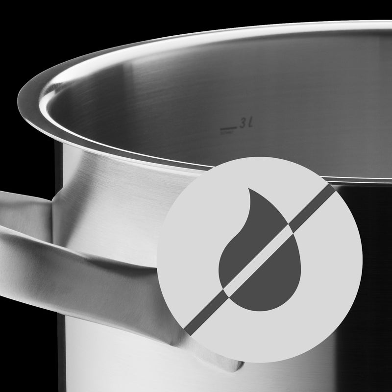 WMF Gourmet Plus High Casserole w/ Lid 16cm 1.9L