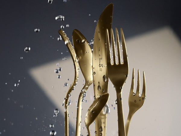 WMF Boston Cutlery Set PVD Champagne Gold 24-piece