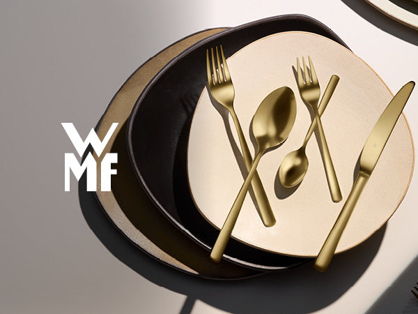 WMF Boston Cutlery Set PVD Champagne Gold 24-piece