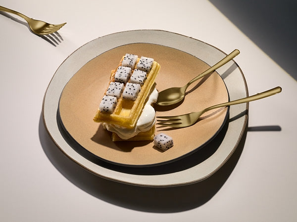 WMF Boston Cutlery Set PVD Champagne Gold 24-piece