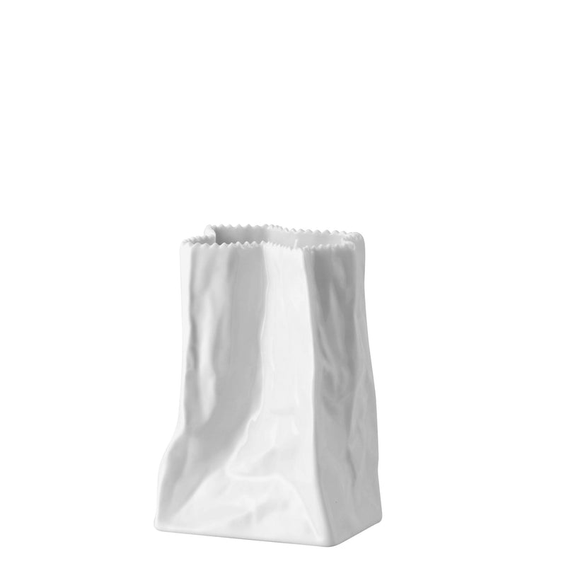 Rosenthal Paper Bag Vase White Matt 18cm
