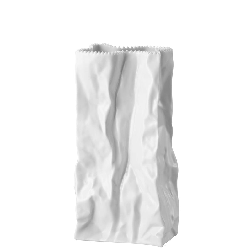 Rosenthal Paper Bag Vase White Matt 22cm