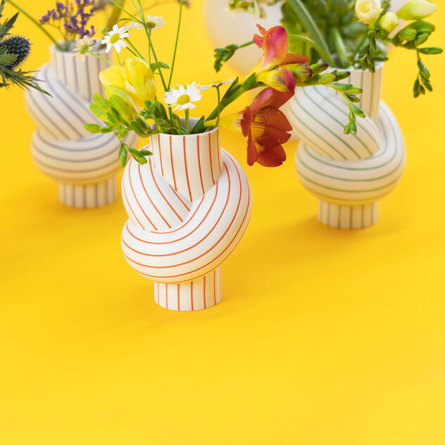 Rosenthal Node Stripes Mango Vase 12cm