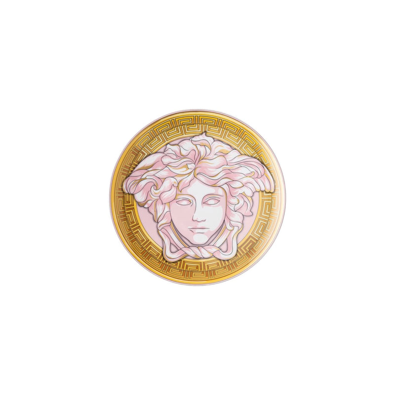 Versace Medusa Amplified Coin Plate Pink 17cm