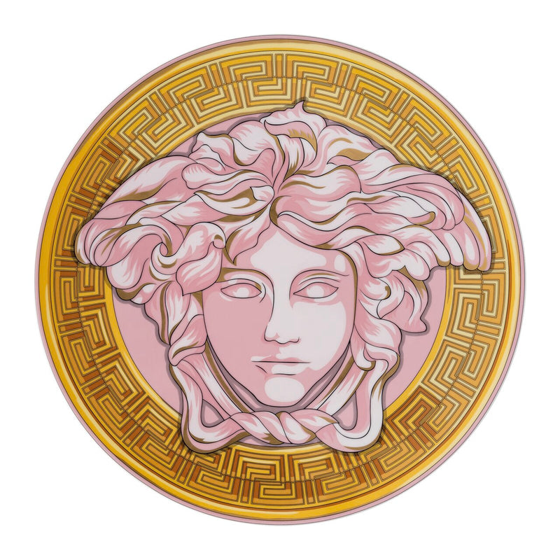 Versace Medusa Amplified Coin Service Plate Pink 33cm