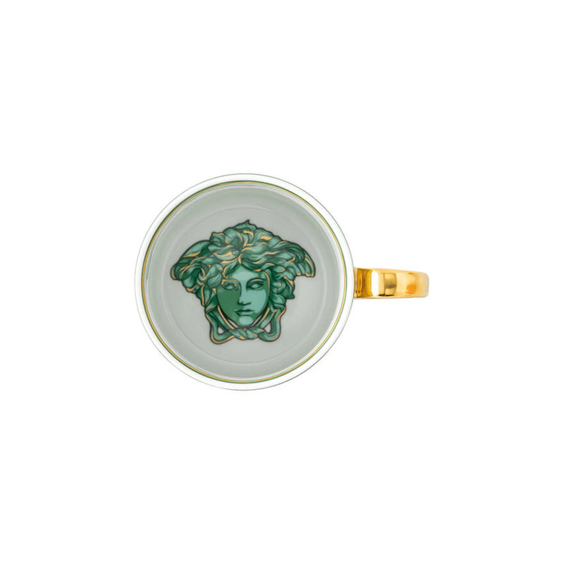 Versace Medusa Amplified Coin Mug Green