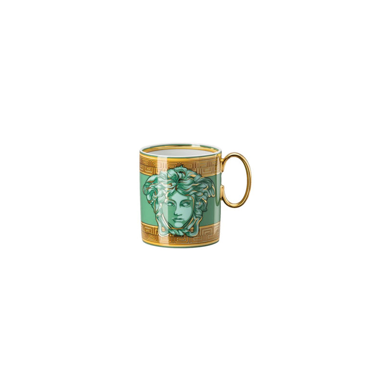 Versace Medusa Amplified Coin Mug Green