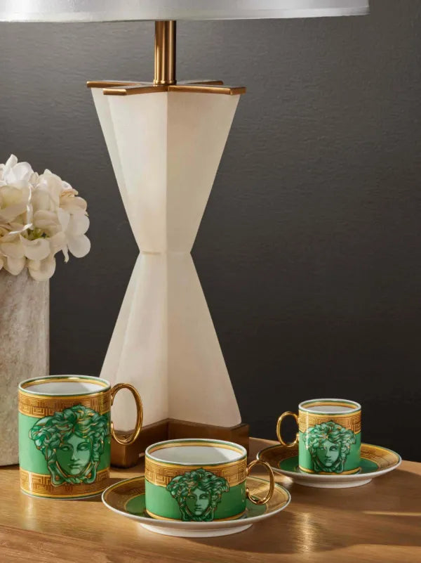 Versace Medusa Amplified Coin Mug Green