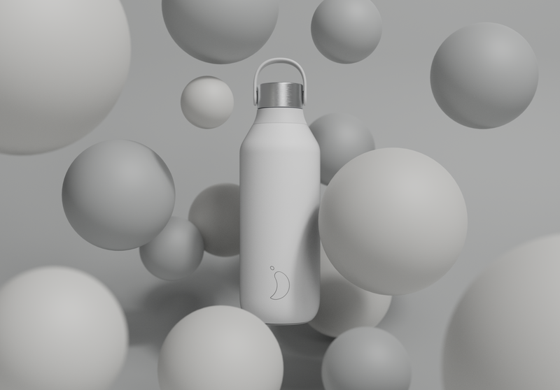 Chilly’s Series 2 Insulated Bottle – 1L Arctic White