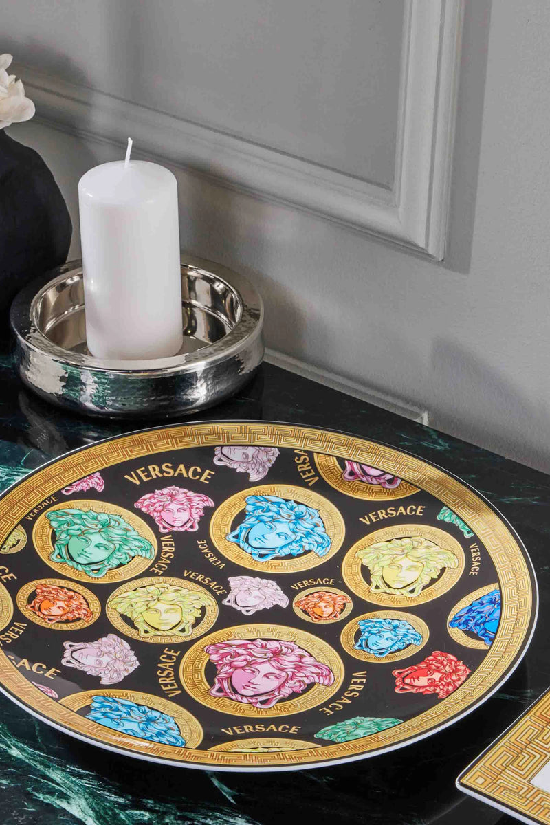 Versace Medusa Amplified Multicolour Service Plate 33cm