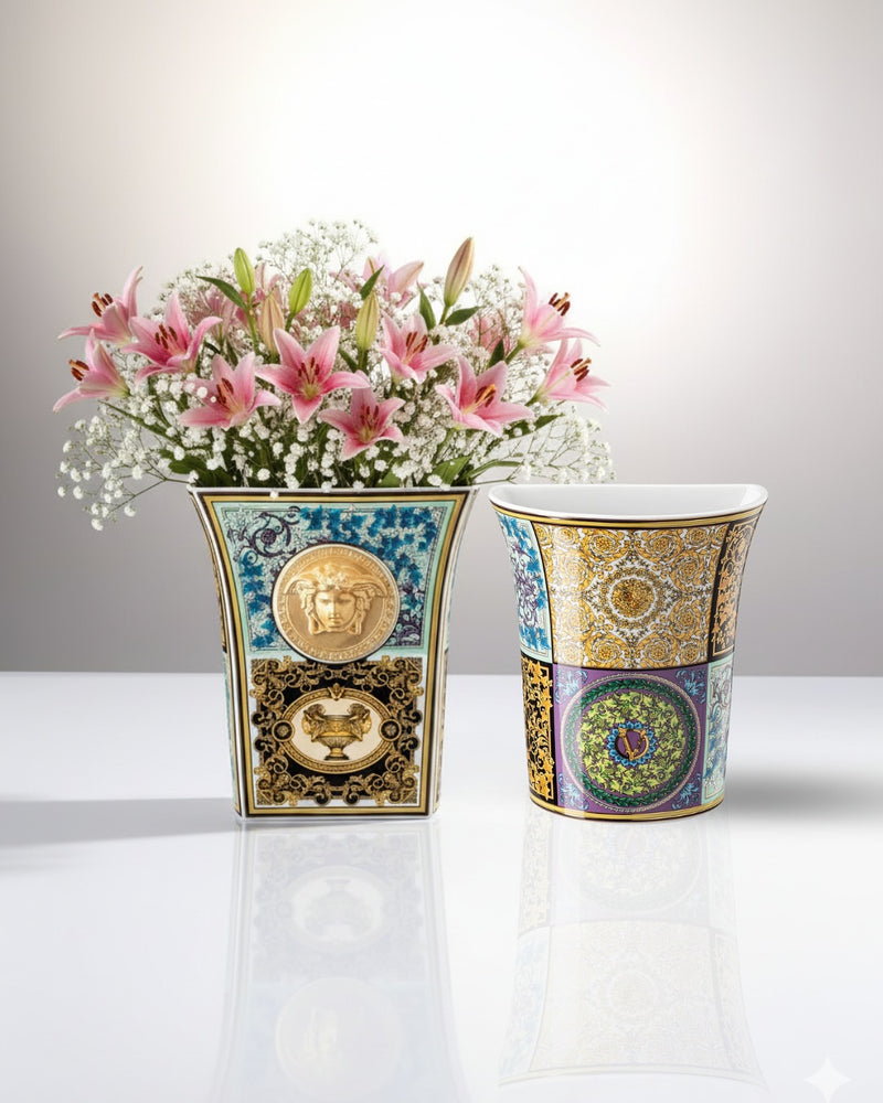 Versace Barocco Mosaic Vase 18cm