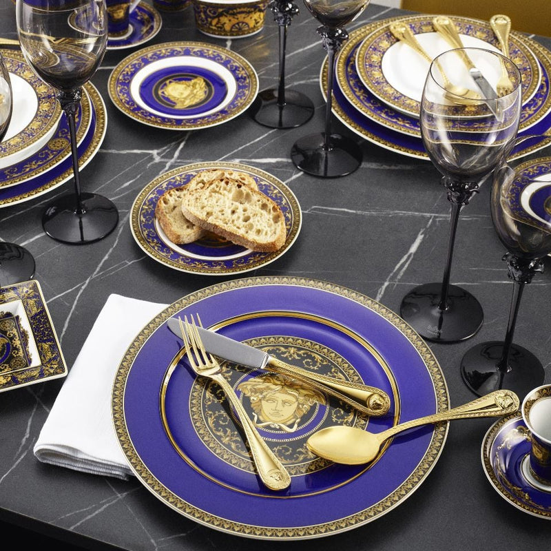 Versace Medusa Blue Bread & Butter Plate 18cm