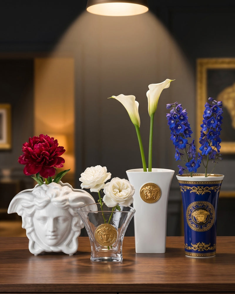 Versace Madness Clear Vase 18cm