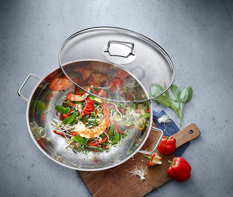 WMF Wok with Glass Lid 36cm