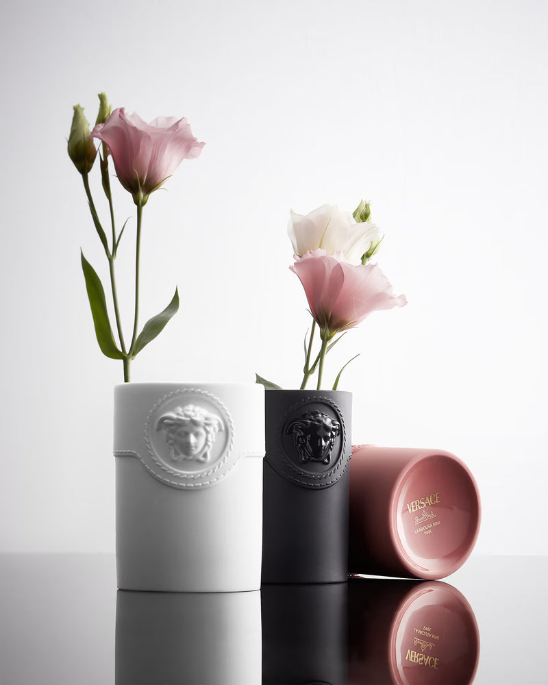 Versace La Medusa Mini White Vase Tall 10cm