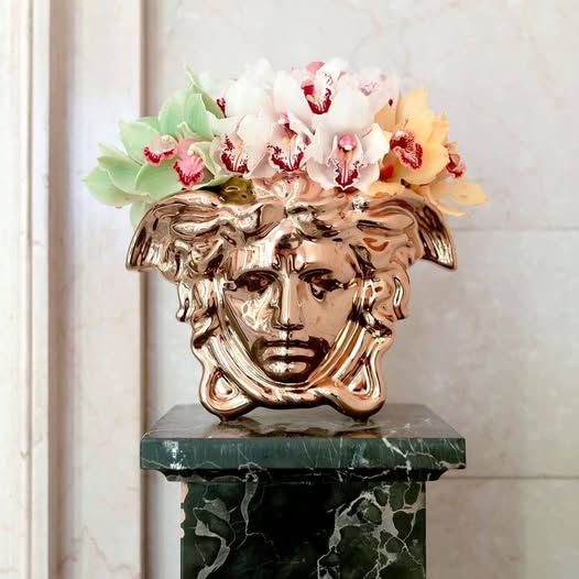 Versace Medusa Grande Gold Vase 30cm
