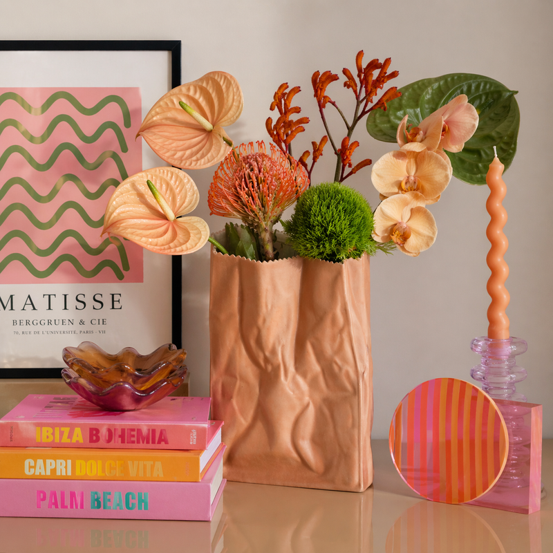 Rosenthal Paper Bag Vase Natural 14cm