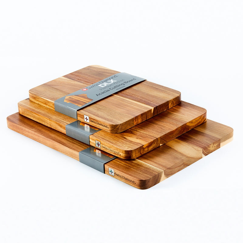 Swiss Diamond Acacia Long Grain Butchers Block 50 x 35 x 3cm