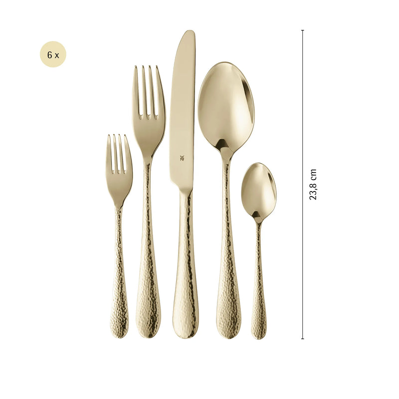 WMF Sitello Gold Cutlery Set 30-piece