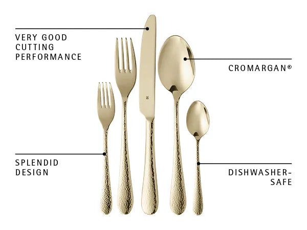 WMF Sitello Gold Cutlery Set 30-piece