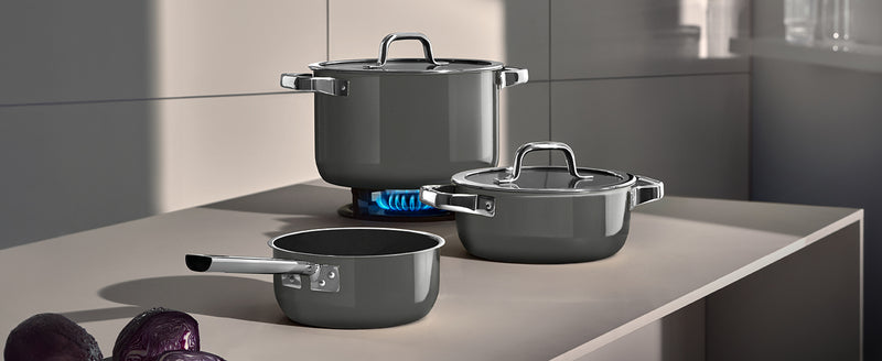 WMF Fusiontec Mineral Pro Platinum Cookware Set 4-piece