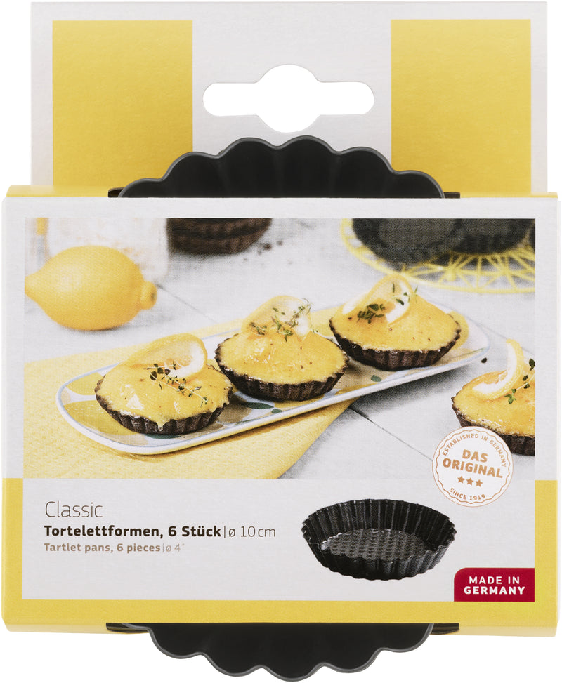 Kaiser Tartlet 10cm Pan Set 6-piece