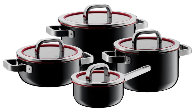 WMF Fusiontec Functional Black Cookware Set 4-piece