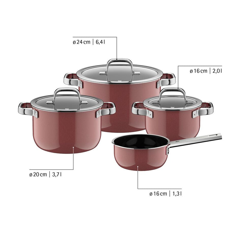 WMF Fusiontec Rose Quartz Cookware Set 4-piece