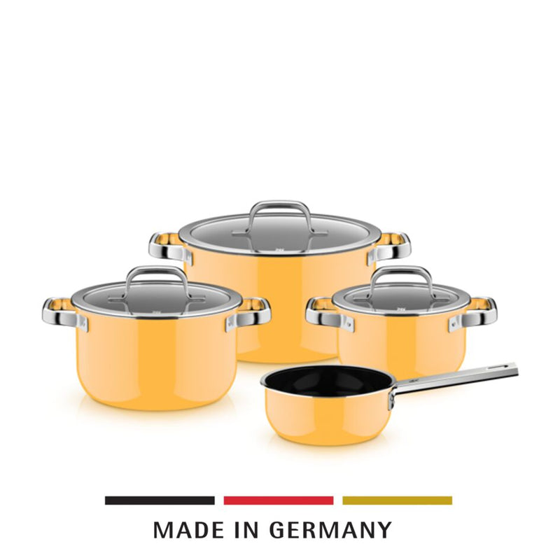 WMF Fusiontec Yellow Cookware Set 4-piece