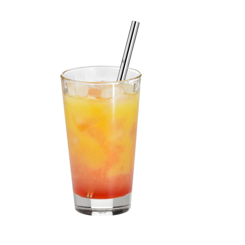 WMF Baric Stainless Steel Straight Straw Set 6-piece