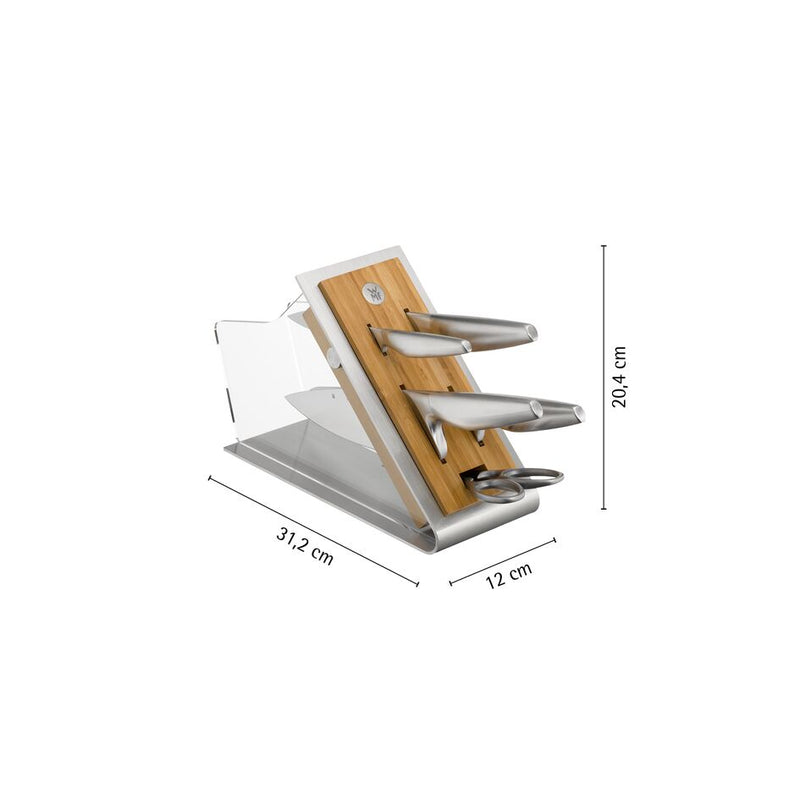 WMF Chef's Edition Knife Block Set 6-piece