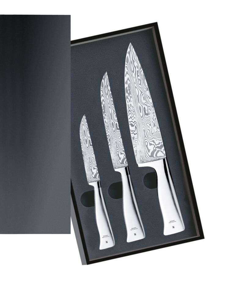 WMF Chef's Edition Damasteel Knife Set 3-Piece