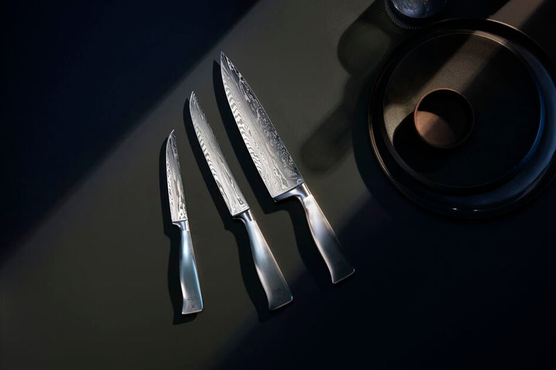 WMF Grand Gourmet Damasteel Knife Set 3-piece