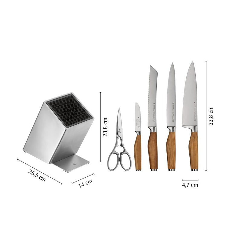 WMF Grand Wood Knife Block Set 6-piece