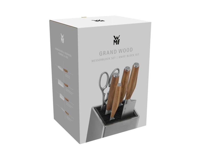 WMF Grand Wood Knife Block Set 6-piece