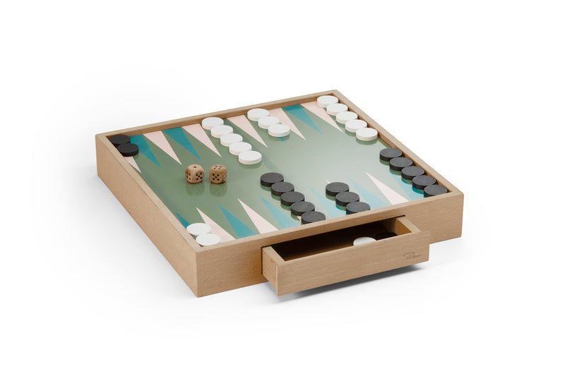 Philippi Giovanni Backgammon/Tic-tac-toe Game