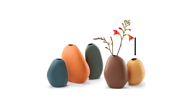 Philippi Bud Vase Ochre 10cm