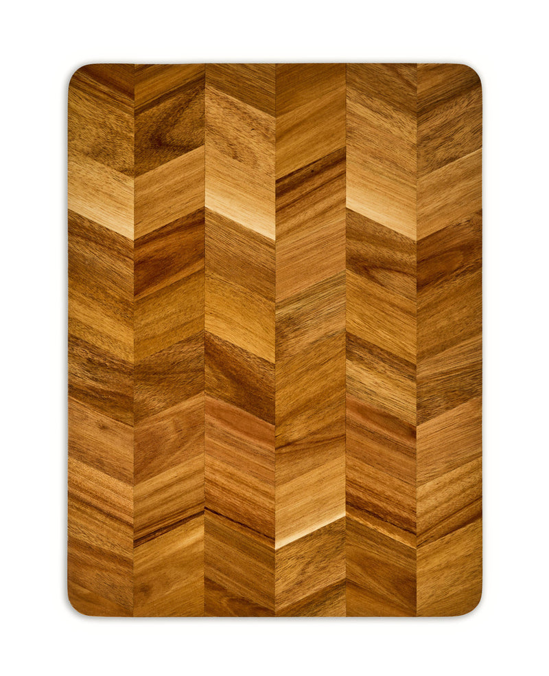 Swiss Diamond Acacia Herringbone Butchers Block 50 x 38 x 3cm