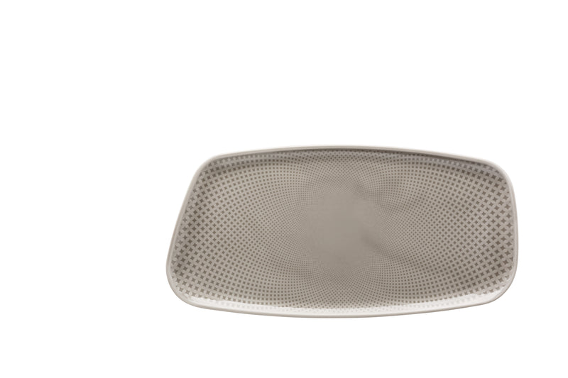 Rosenthal Junto Pearl Grey Platter 30x15cm
