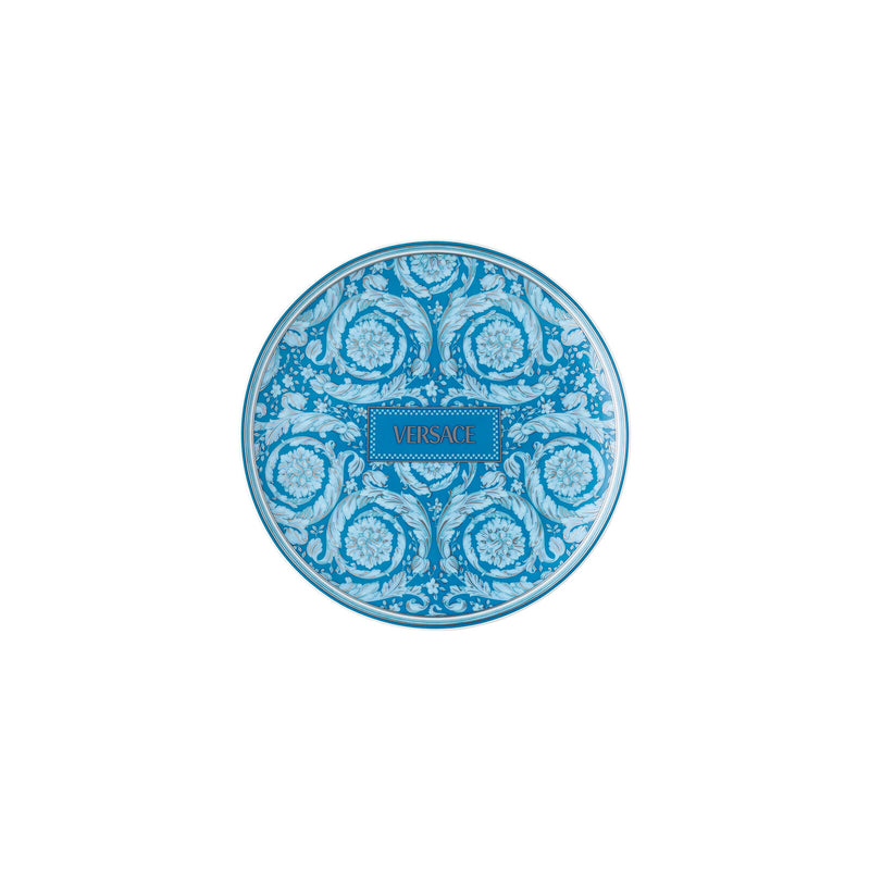 Versace Barocco Teal Plate 17cm