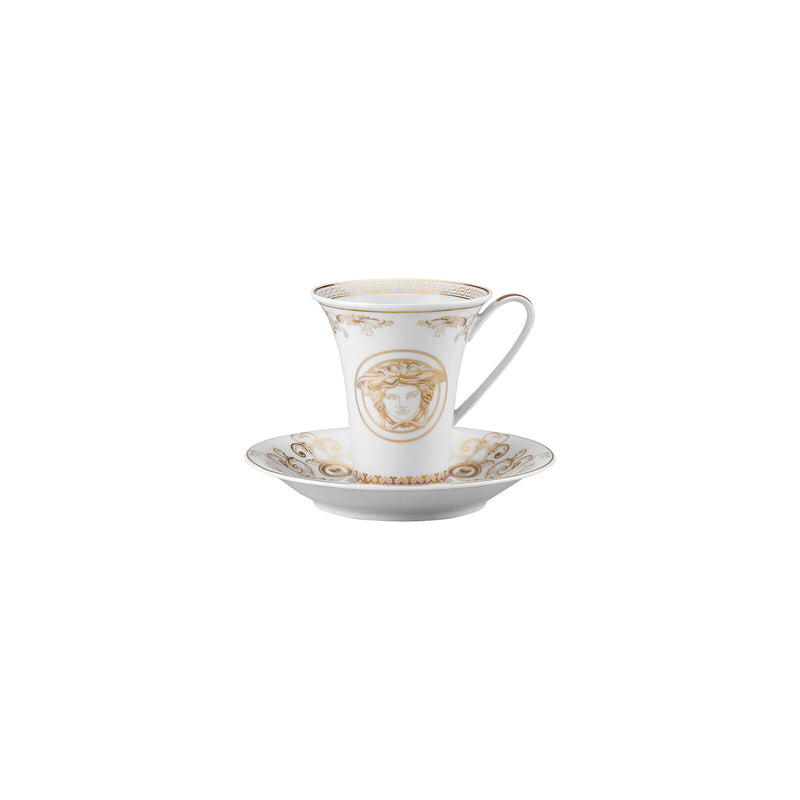 Versace Medusa Gala Tall Coffee Cup & Saucer