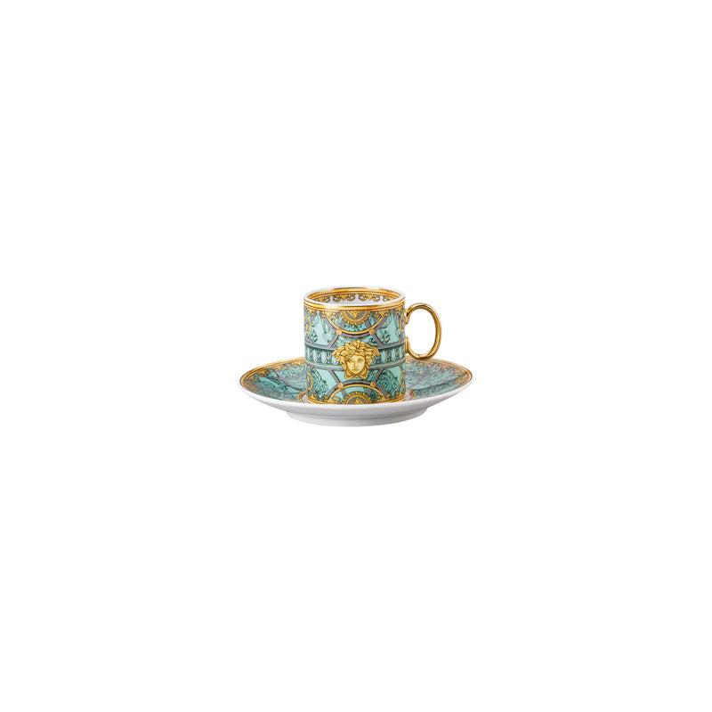 Versace La Scala del Palazzo Verde Espresso Cup & Saucer