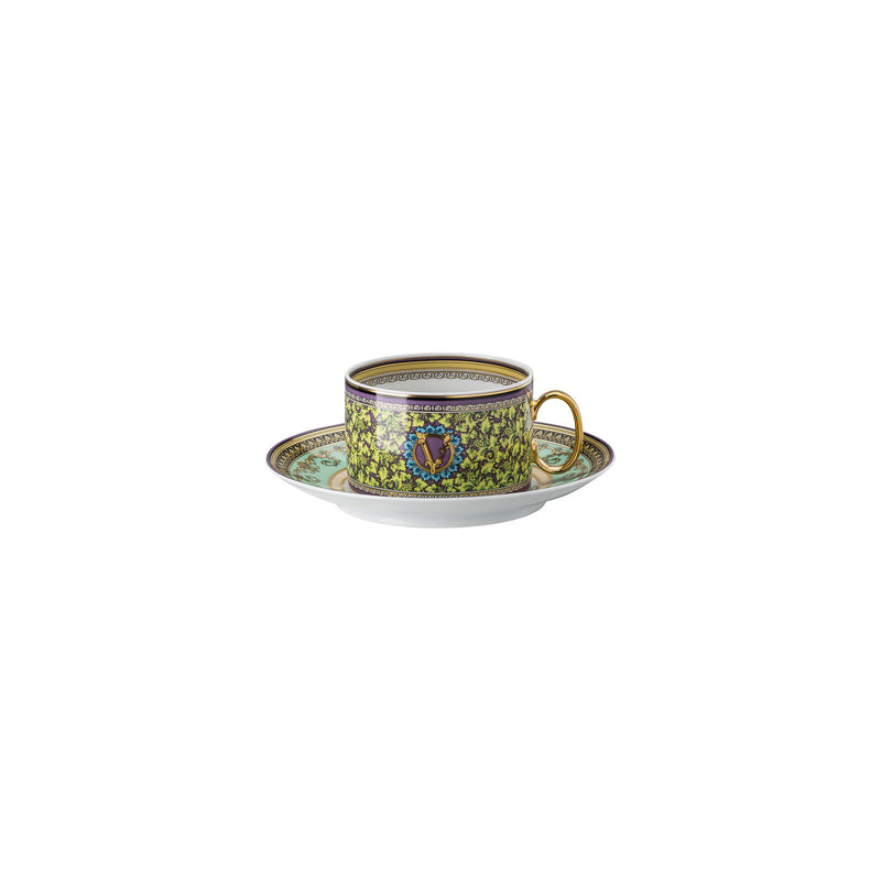 Versace Barocco Mosaic Low Tea Cup & Saucer