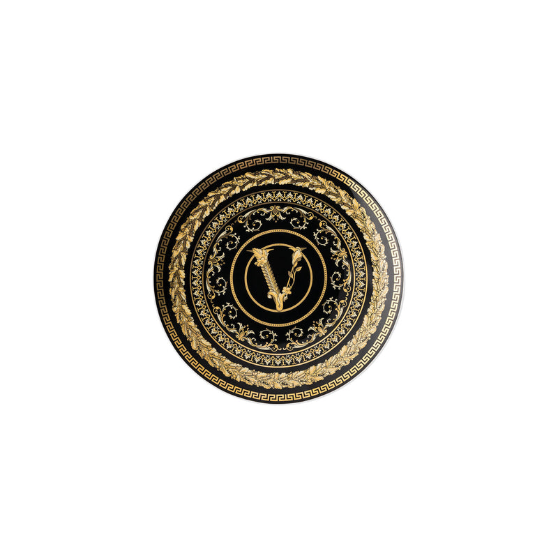 Versace Virtus Gala Black Plate 17cm