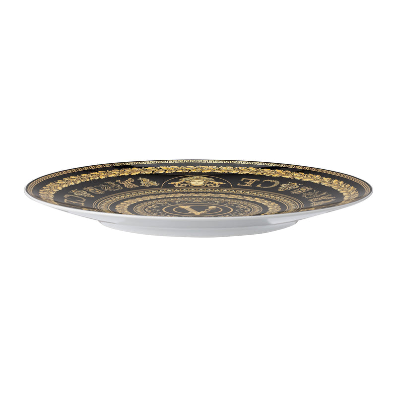 Versace Virtus Gala Black Service Plate 33cm