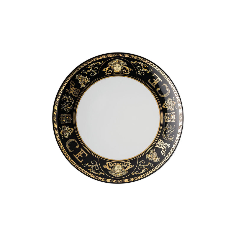 Versace Virtus Gala Black Plate 21cm