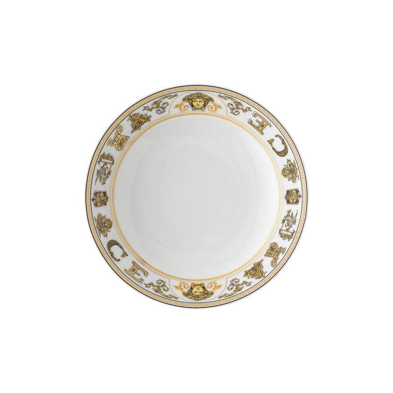 Versace Virtus Gala White Plate Deep 22cm
