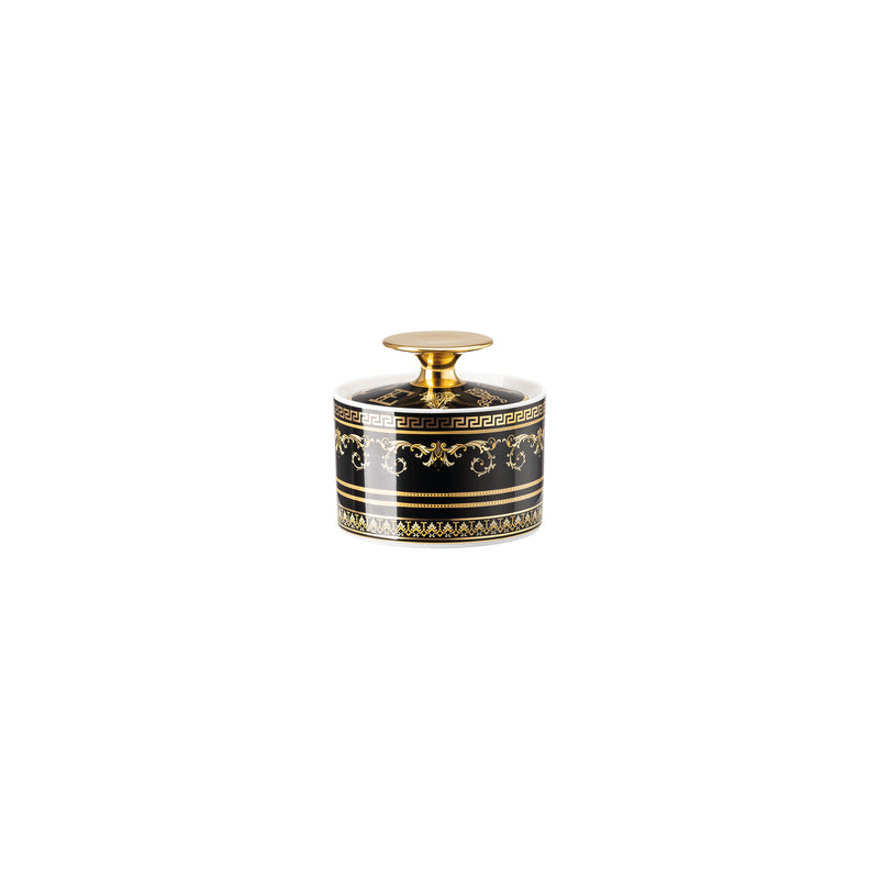 Versace Virtus Gala Black Sugar Bowl