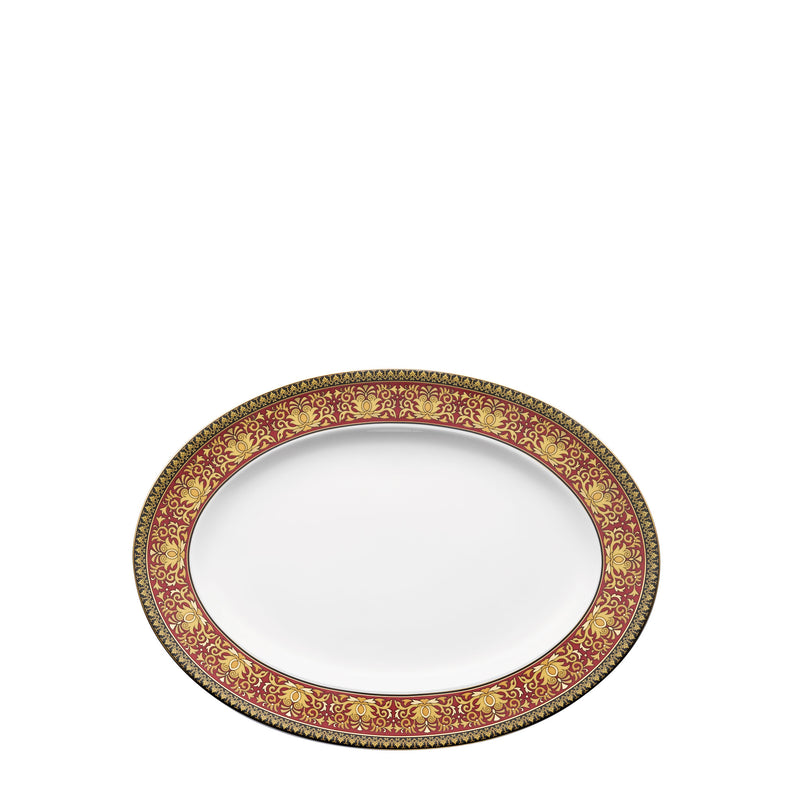 Versace Medusa Red Platter 34cm